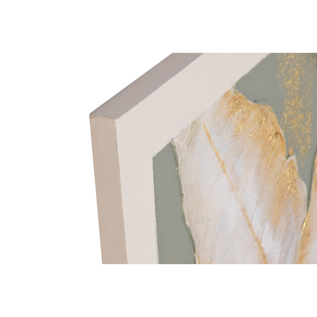 Tavla Home ESPRIT Grön Beige Palmer Tropiskt 100 x 3 x 100 cm (2 antal) finns hos Nordekko