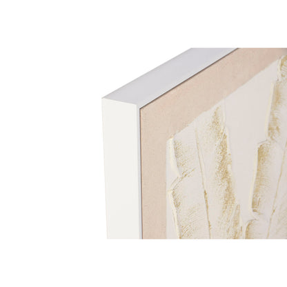 Tavla Home ESPRIT Vit Beige Palmer Tropiskt (2 antal) finns hos Nordekko