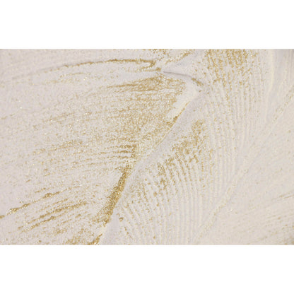 Tavla Home ESPRIT Vit Beige Palmer Tropiskt (2 antal) finns hos Nordekko