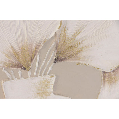 Tavla Home ESPRIT Vit Beige Vas Shabby Chic 100 x 3 x 100 cm (2 antal) finns hos Nordekko