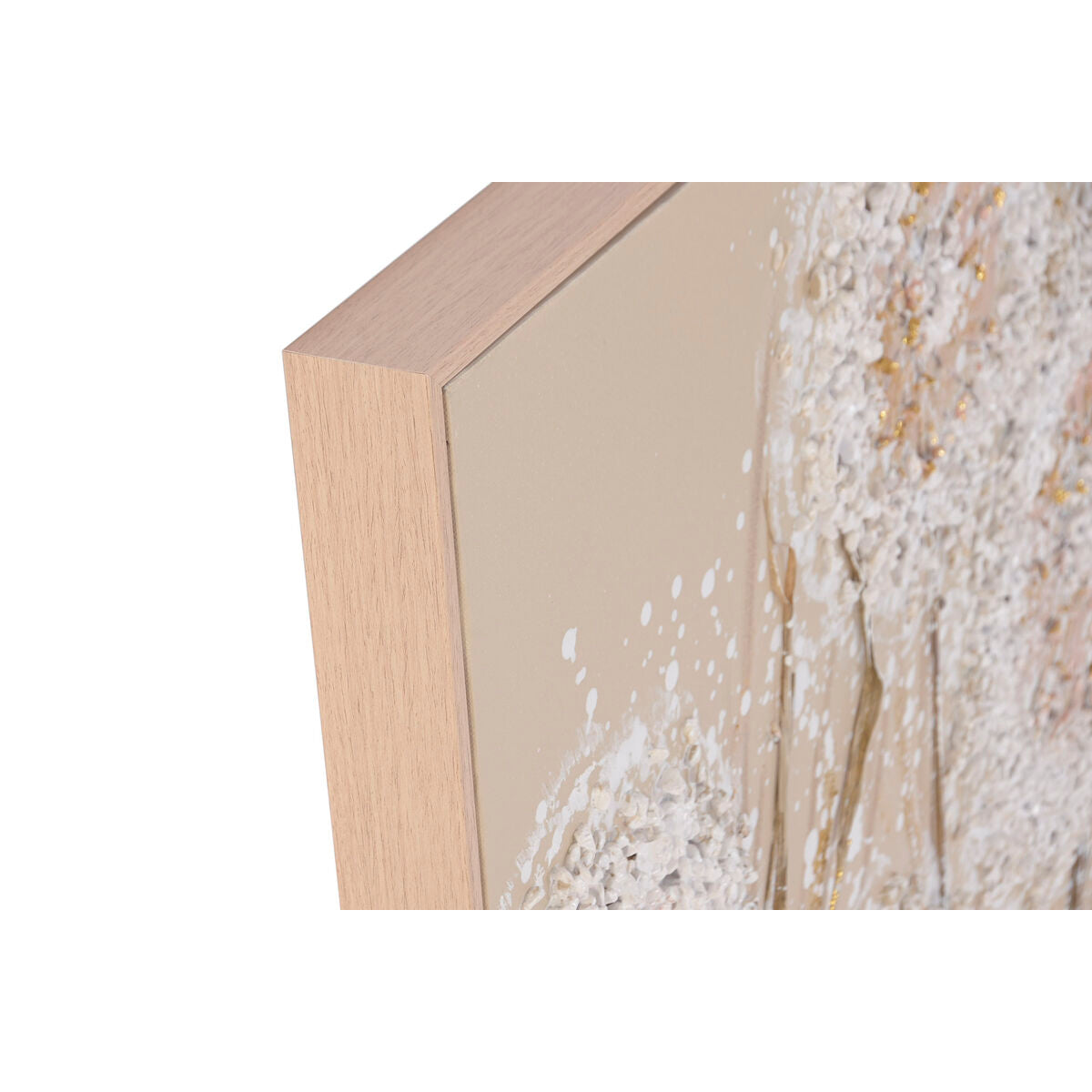 Tavla Home ESPRIT Grön Beige Virágok Shabby Chic 102 x 4,5 x 102 cm (2 antal) finns hos Nordekko