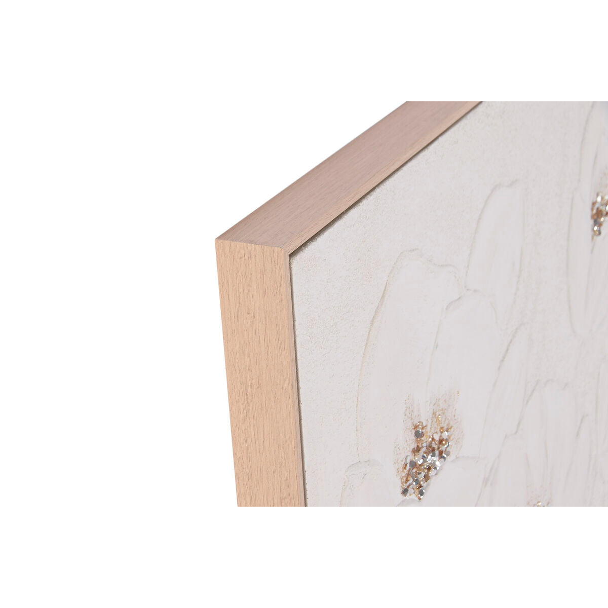 Tavla Home ESPRIT Vit Virágok Shabby Chic 92 x 4,5 x 122 cm (2 antal) finns hos Nordekko