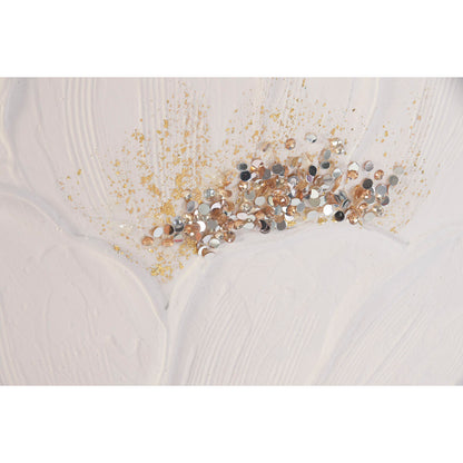 Tavla Home ESPRIT Vit Virágok Shabby Chic 92 x 4,5 x 122 cm (2 antal) finns hos Nordekko