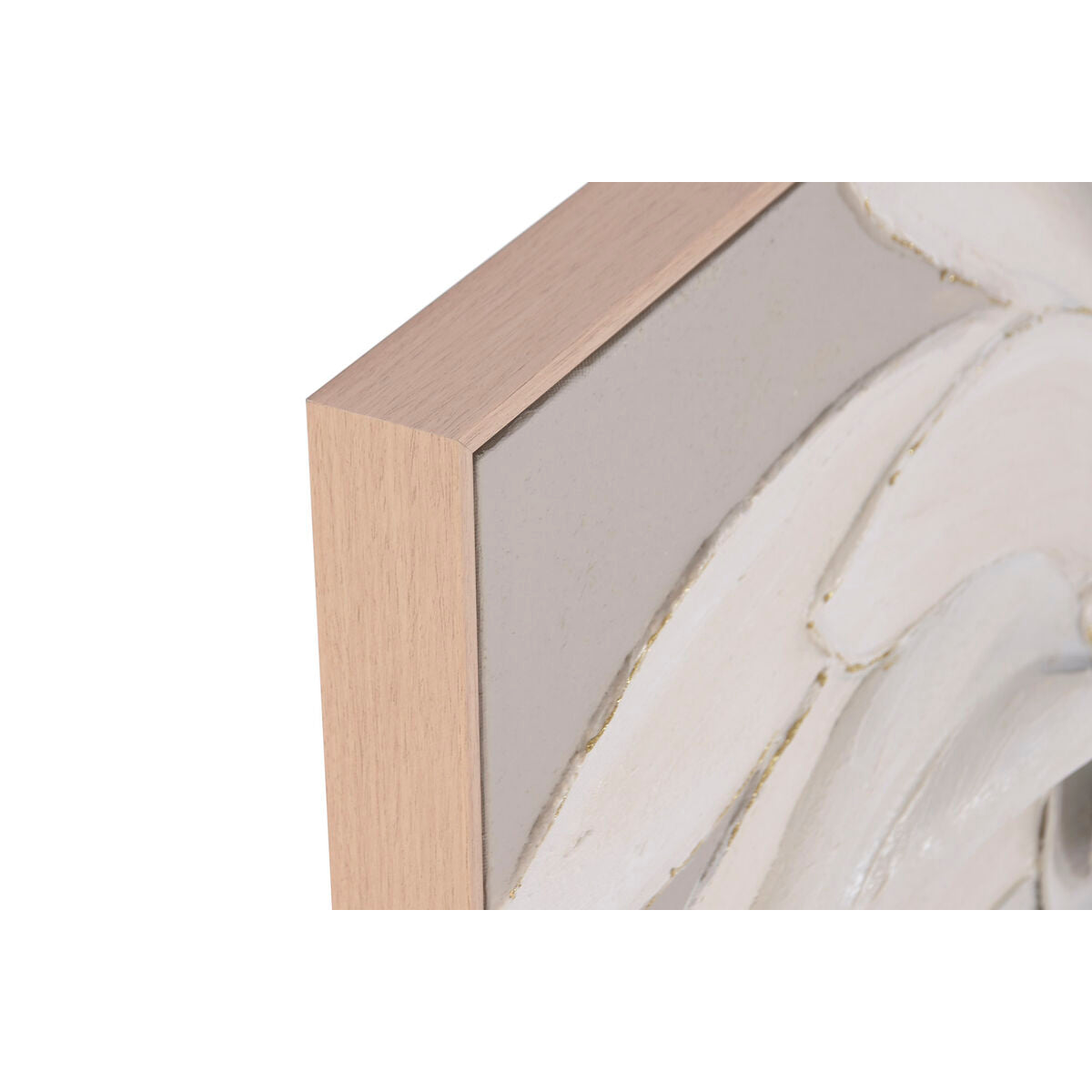 Tavla Home ESPRIT Vit Beige Blomster Shabby Chic (2 antal) finns hos Nordekko