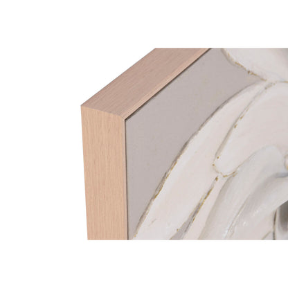 Tavla Home ESPRIT Vit Beige Blomster Shabby Chic (2 antal) finns hos Nordekko