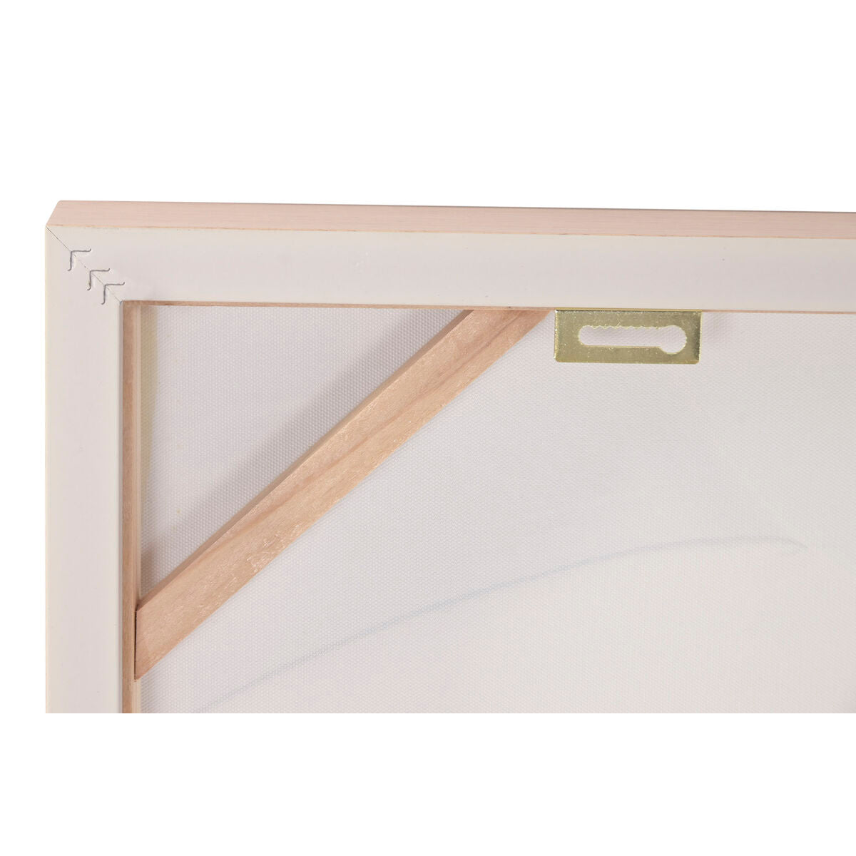 Tavla Home ESPRIT Vit Beige Blomster Shabby Chic (2 antal) finns hos Nordekko