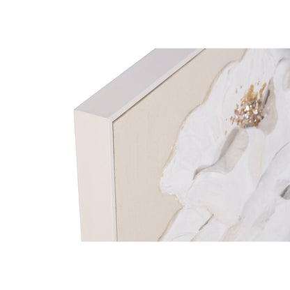 Tavla Home ESPRIT Vit Beige Blomster Shabby Chic 82 x 5 x 82 cm (2 antal) finns hos Nordekko