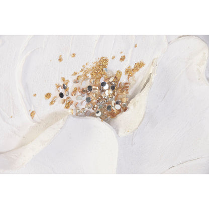 Tavla Home ESPRIT Vit Beige Blomster Shabby Chic 82 x 5 x 82 cm (2 antal) finns hos Nordekko