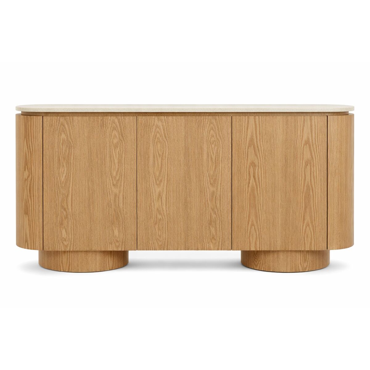 Skänk Home ESPRIT Ljusbrun Granit Trä MDF 180 x 40 x 85 cm finns hos Nordekko