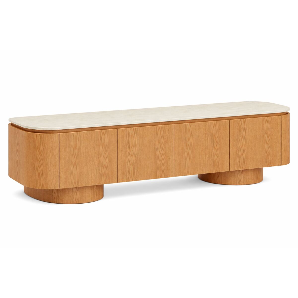 TV-möbler Home ESPRIT Ljusbrun 200 X 40 X 45 CM finns hos Nordekko