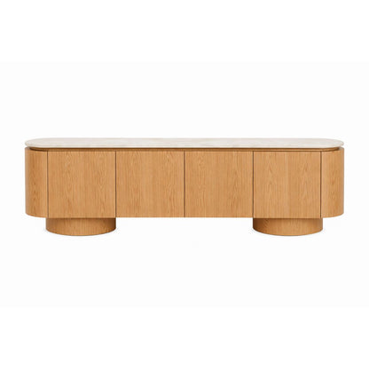 TV-möbler Home ESPRIT Ljusbrun 200 X 40 X 45 CM finns hos Nordekko