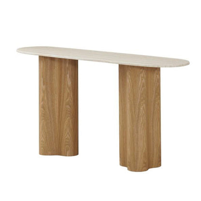 Sidobord Home ESPRIT Ljusbrun 150 x 40 x 78 cm finns hos Nordekko