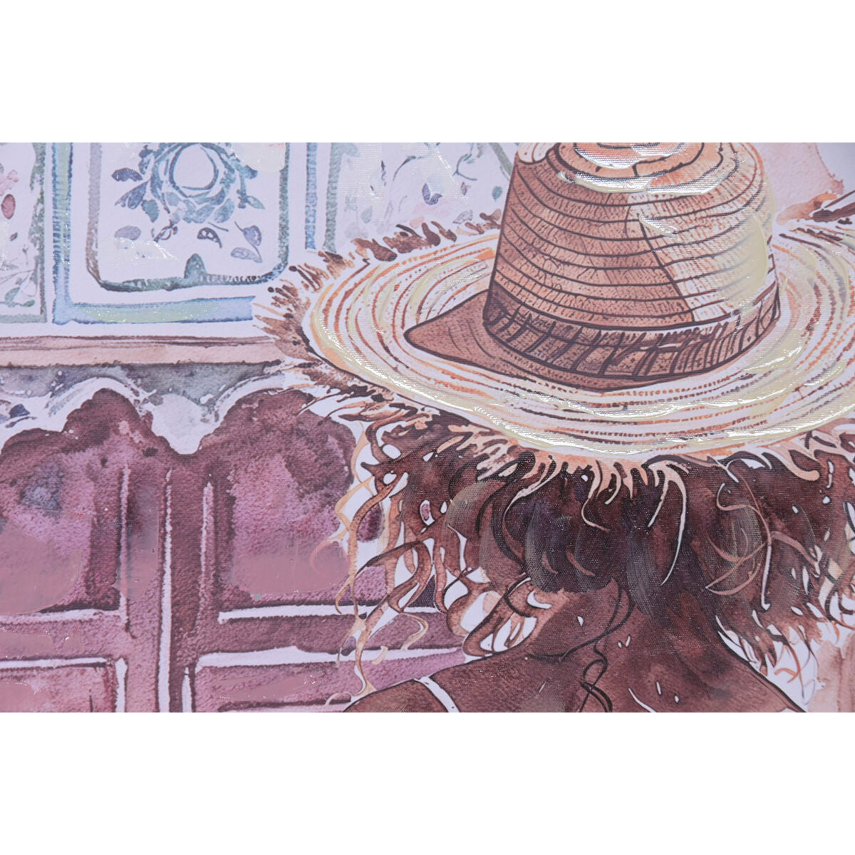 Tavla Home ESPRIT Arab chica 80 x 3,5 x 120 cm (2 antal) finns hos Nordekko