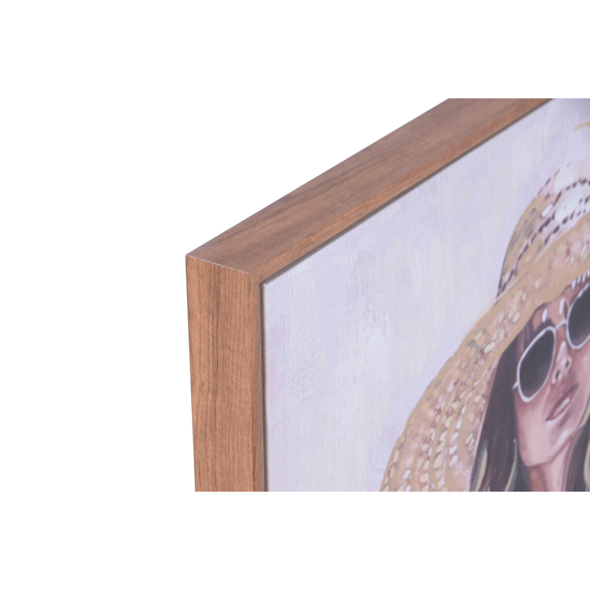 Tavla Home ESPRIT Vit Beige Hatt Boho 60 x 3,5 x 90 cm (2 antal) finns hos Nordekko