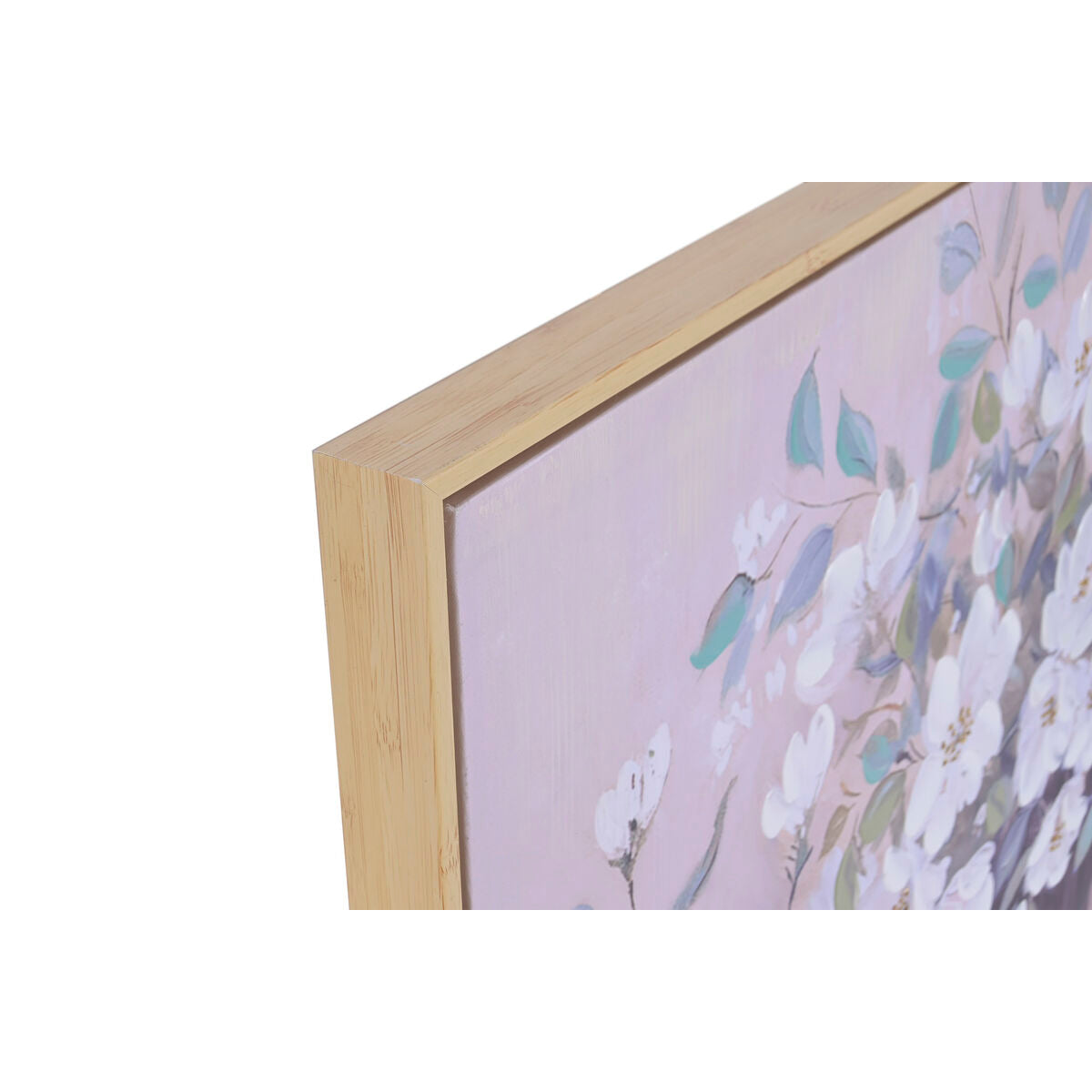 Tavla Home ESPRIT Vit Grön Virágok Shabby Chic 80 x 3,5 x 120 cm (2 antal) finns hos Nordekko