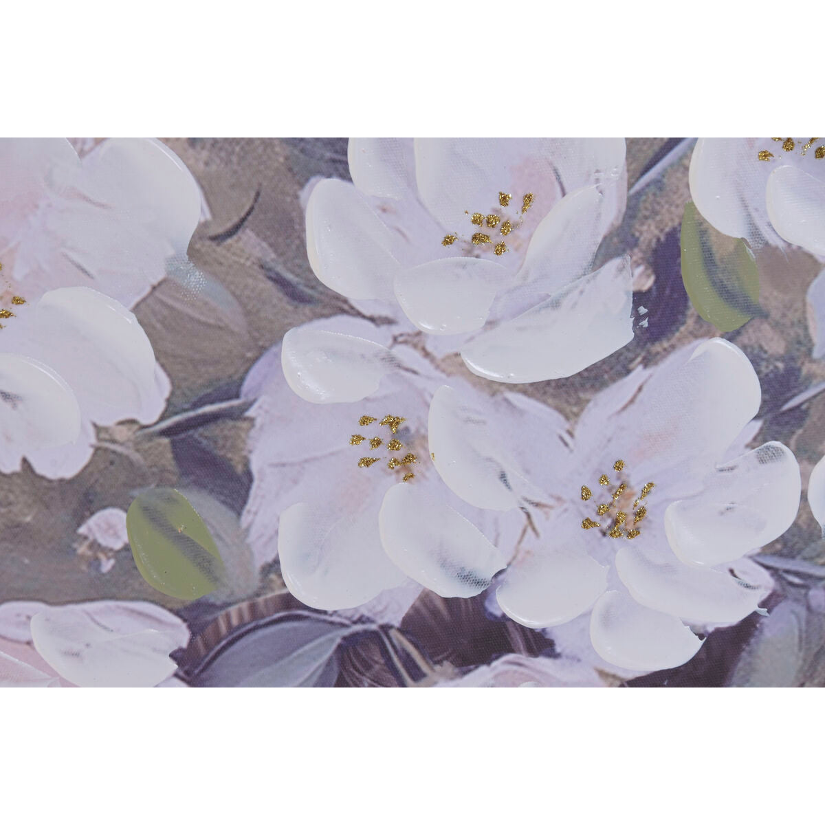 Tavla Home ESPRIT Vit Grön Virágok Shabby Chic 80 x 3,5 x 120 cm (2 antal) finns hos Nordekko