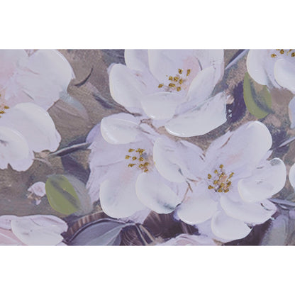 Tavla Home ESPRIT Vit Grön Virágok Shabby Chic 80 x 3,5 x 120 cm (2 antal) finns hos Nordekko