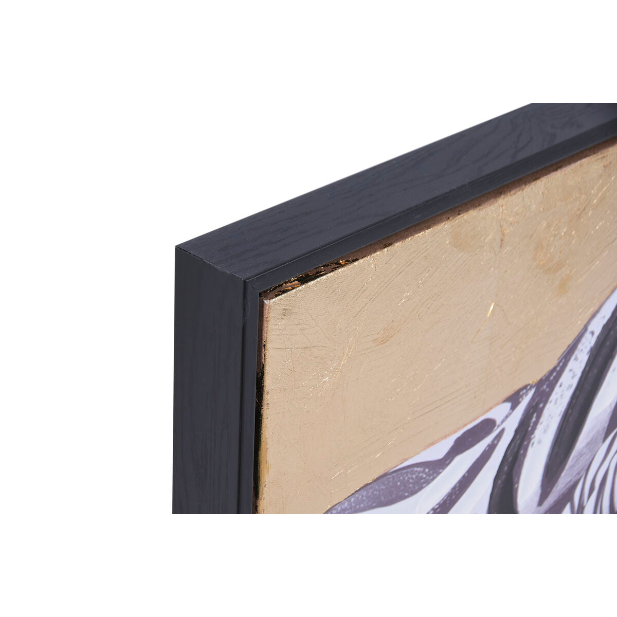 Tavla Home ESPRIT Svart Gyllene chica 60 x 3,5 x 90 cm (2 antal) finns hos Nordekko