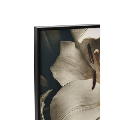 Tavla Home ESPRIT Vit Svart Kvinna Sammet 80 x 4,5 x 120 cm (2 antal) finns hos Nordekko