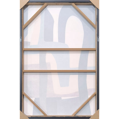 Tavla Home ESPRIT Gul Blå Abstrakt Sammet Urban 80 x 4,5 x 120 cm (2 antal) finns hos Nordekko