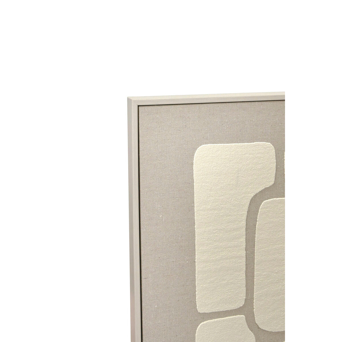 Tavla Home ESPRIT Vit Beige Abstrakt Urban 80 x 3,8 x 80 cm (2 antal) finns hos Nordekko