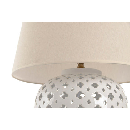 Bordslampa Home ESPRIT Vit Beige 220 V finns hos Nordekko