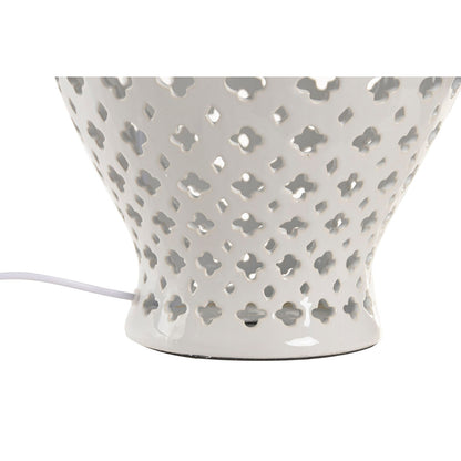 Bordslampa Home ESPRIT Vit Beige 220 V finns hos Nordekko
