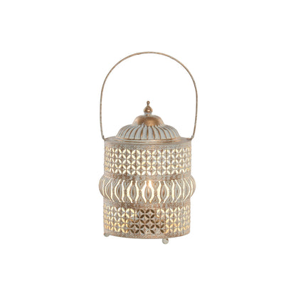 Lykta Home ESPRIT Vit Gyllene Metall Arab 14,5 X 14,5 X 19,5 CM finns hos Nordekko