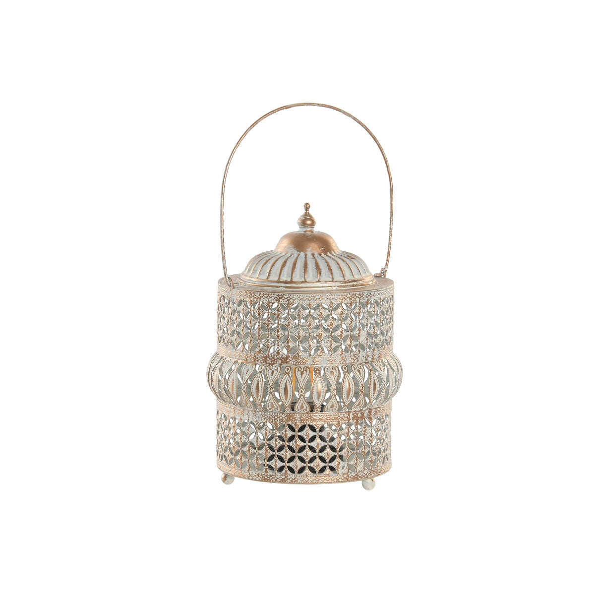 Lykta Home ESPRIT Vit Gyllene Metall Arab 14,5 X 14,5 X 19,5 CM finns hos Nordekko