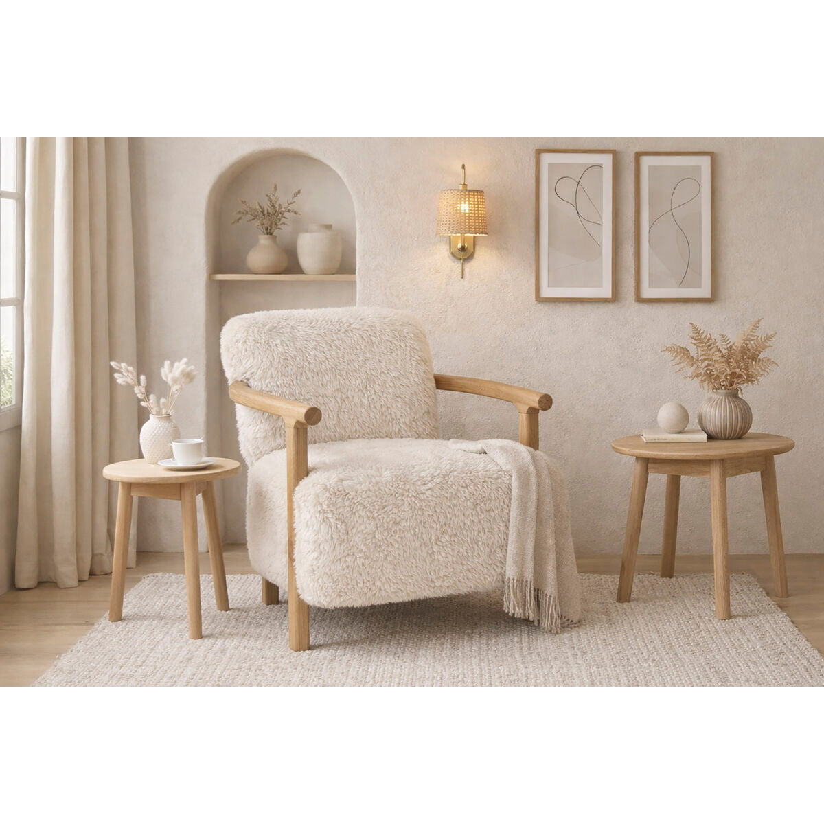 Fåtölj Home ESPRIT 72 X 73 X 76,5 CM finns hos Nordekko