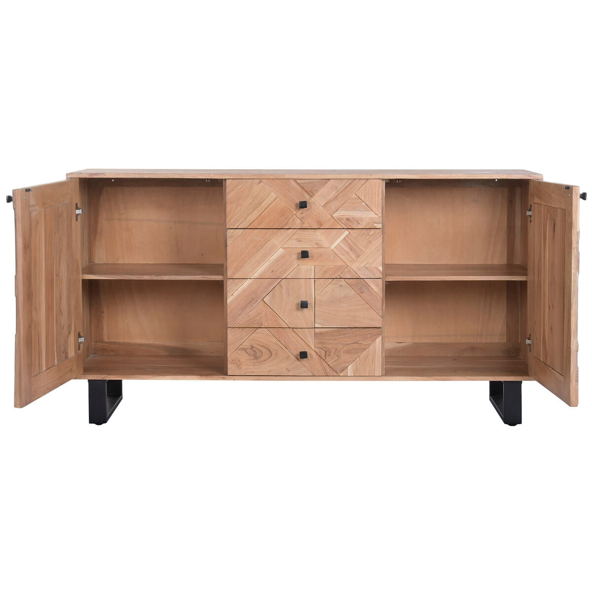 Skänk Home ESPRIT Metall Akaciaträ 160 x 40 x 85 cm finns hos Nordekko