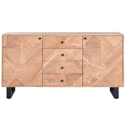 Skänk Home ESPRIT Metall Akaciaträ 160 x 40 x 85 cm finns hos Nordekko
