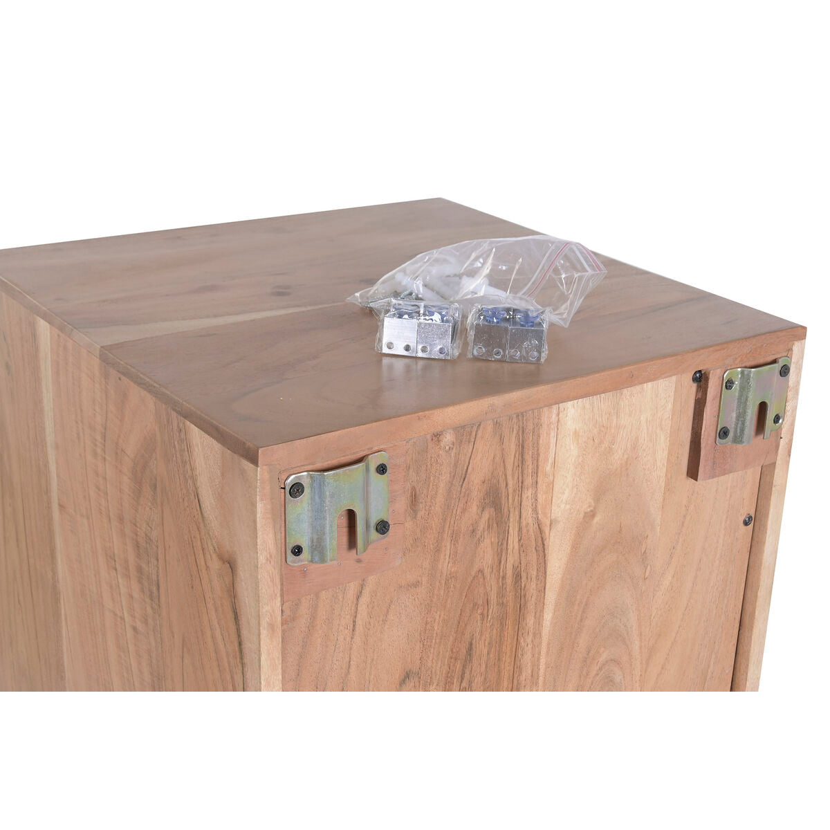 Visningsställ Home ESPRIT Glas Akaciaträ 40 x 40 x 115 cm finns hos Nordekko