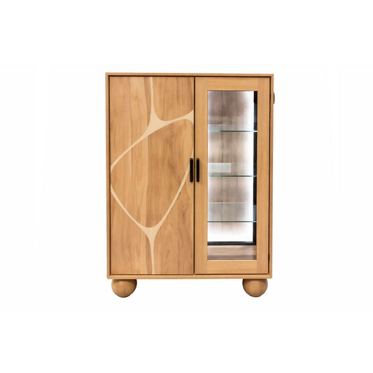 Visningsställ Home ESPRIT Glas Akaciaträ 100 x 40 x 150 cm finns hos Nordekko
