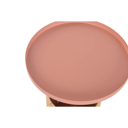Sidobord Home ESPRIT Brun Ljusrosa 40 x 40 x 50 cm finns hos Nordekko