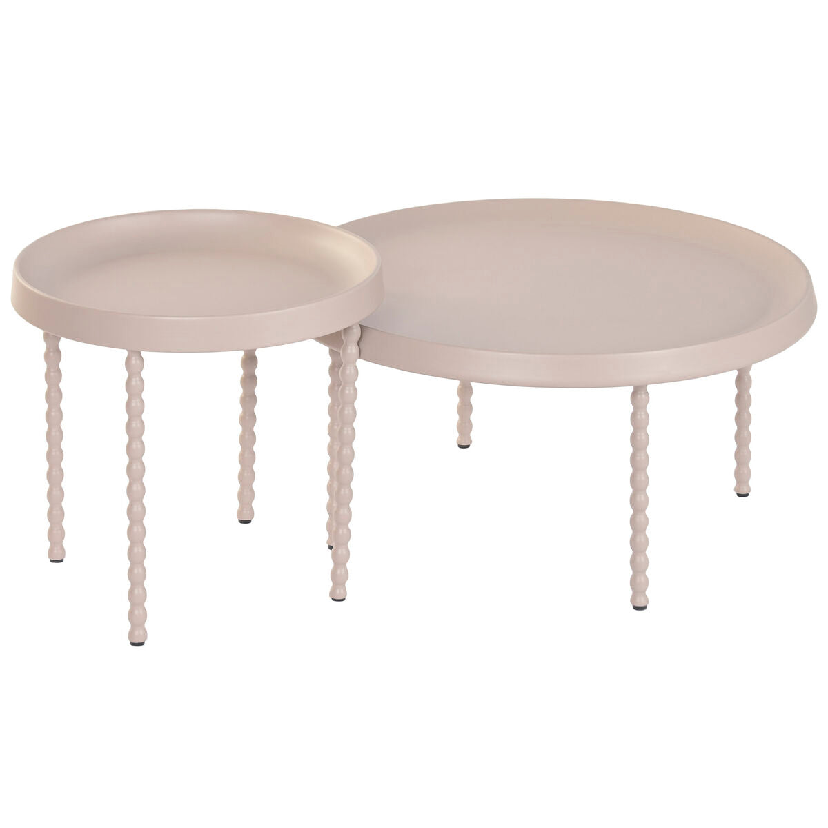 2-bordsset Home ESPRIT Kräm 75 x 75 x 40 cm finns hos Nordekko