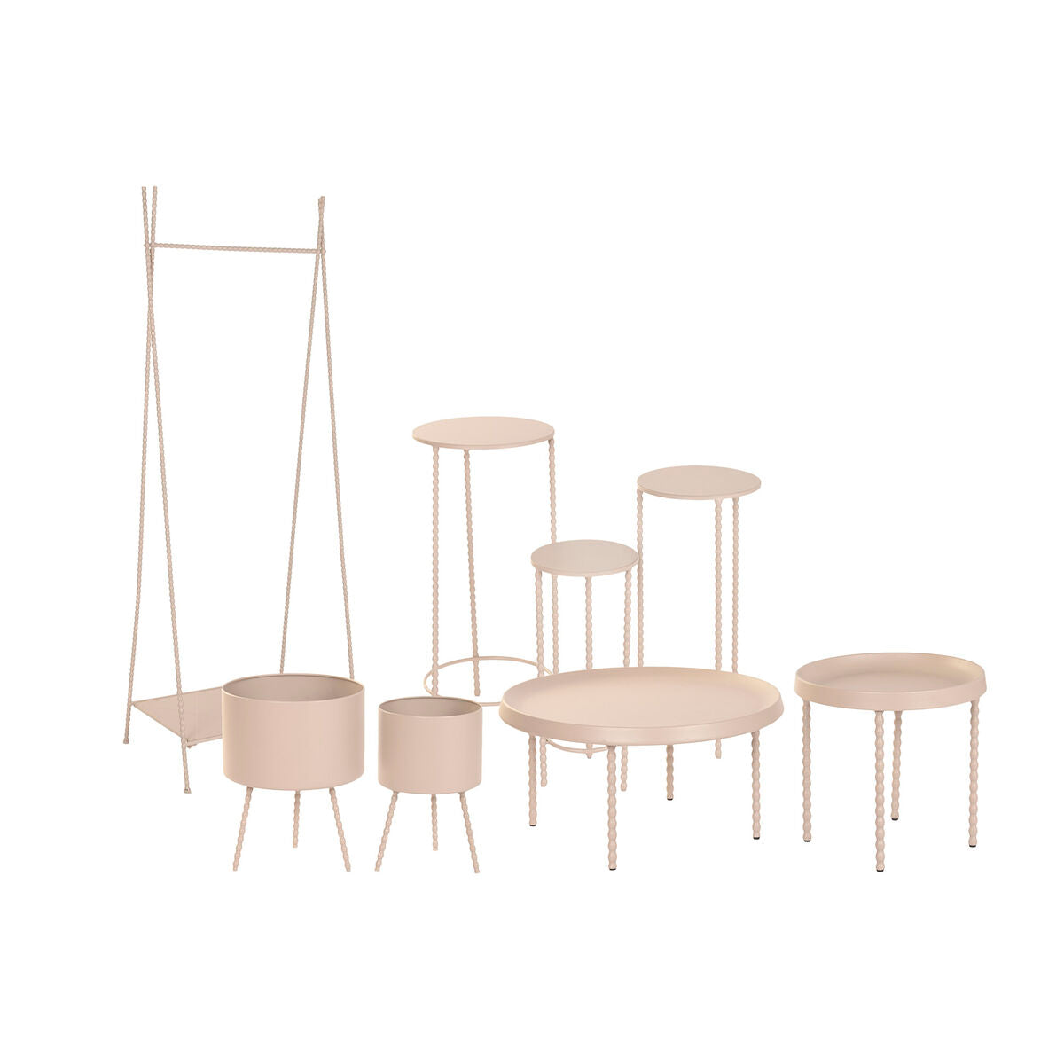 2-bordsset Home ESPRIT Kräm 75 x 75 x 40 cm finns hos Nordekko