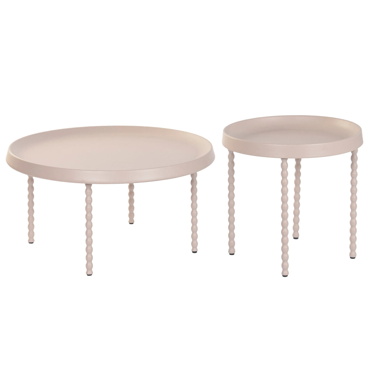 2-bordsset Home ESPRIT Kräm 75 x 75 x 40 cm finns hos Nordekko