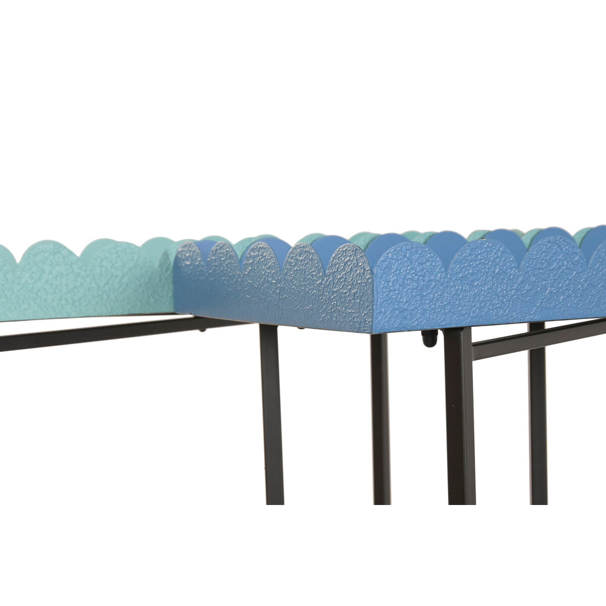 Sidobord Home ESPRIT Blå Turkos 60 x 25 x 70 cm (2 antal) finns hos Nordekko