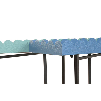Sidobord Home ESPRIT Blå Turkos 60 x 25 x 70 cm (2 antal) finns hos Nordekko