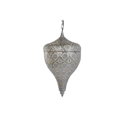 Taklampa Home ESPRIT Silvrig Metall 50 W 30 x 30 x 55 cm finns hos Nordekko
