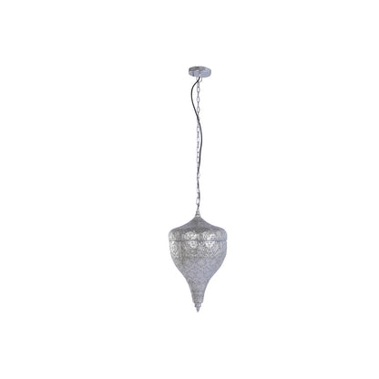 Taklampa Home ESPRIT Silvrig Metall 50 W 30 x 30 x 55 cm finns hos Nordekko