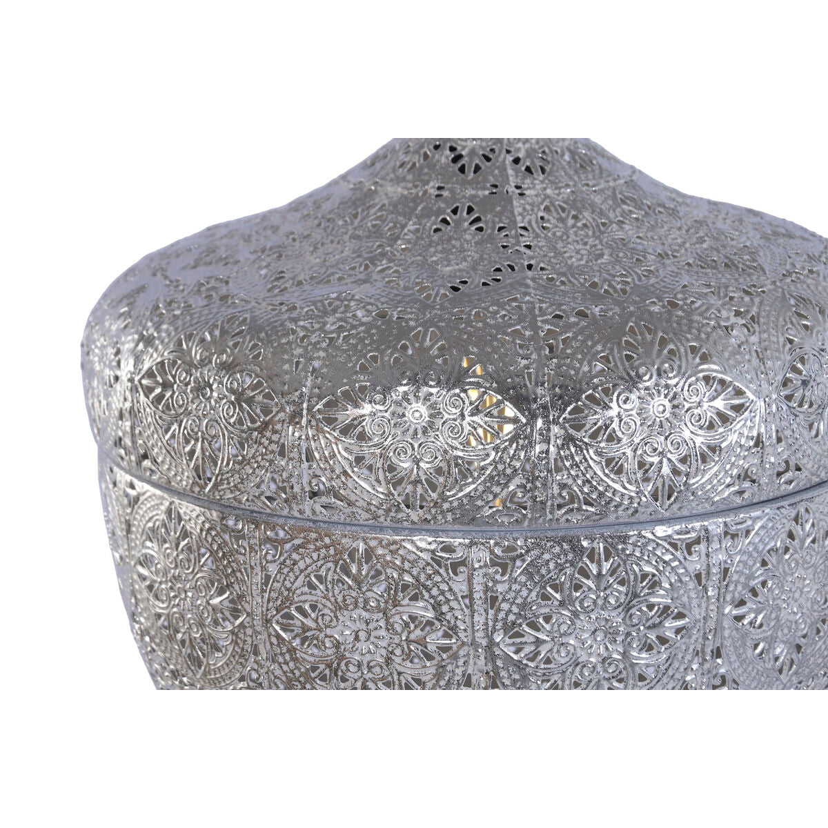 Taklampa Home ESPRIT Silvrig Metall 50 W 30 x 30 x 55 cm finns hos Nordekko