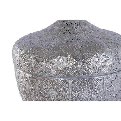 Taklampa Home ESPRIT Silvrig Metall 50 W 30 x 30 x 55 cm finns hos Nordekko