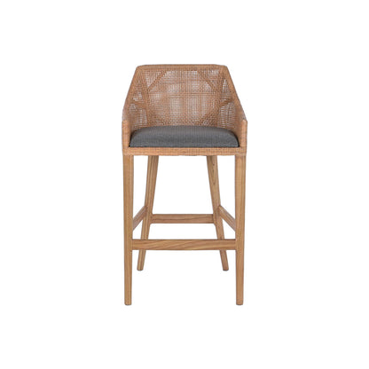 Sittpall Home ESPRIT Brun Grå Rattan 51 X 52 X 100 CM finns hos Nordekko