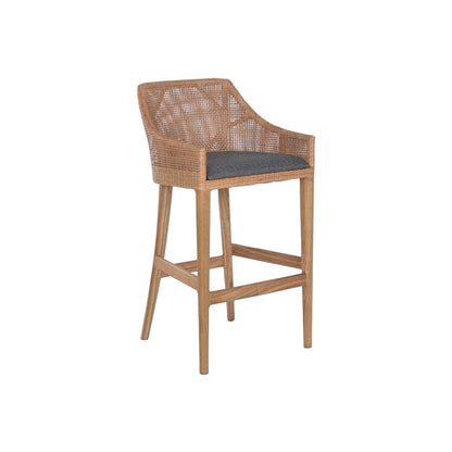 Sittpall Home ESPRIT Brun Grå Rattan 51 X 52 X 100 CM finns hos Nordekko