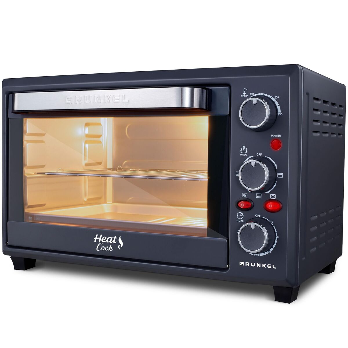 Varmluftsugn Grunkel HR-28COOK 28 L finns hos Nordekko