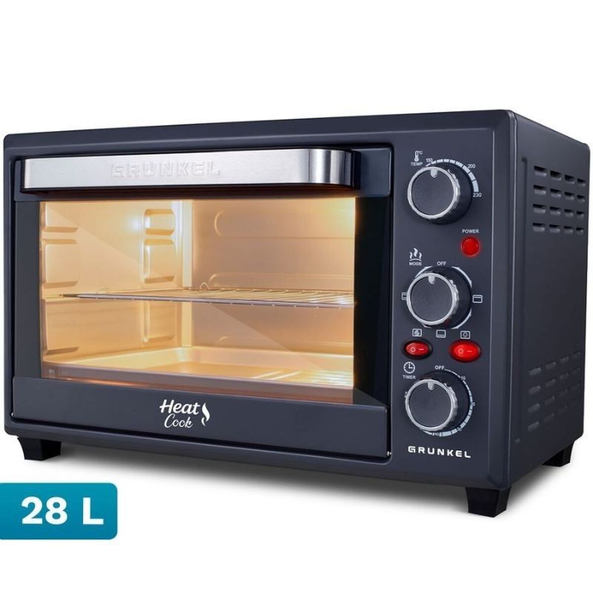 Varmluftsugn Grunkel HR-28COOK 28 L finns hos Nordekko
