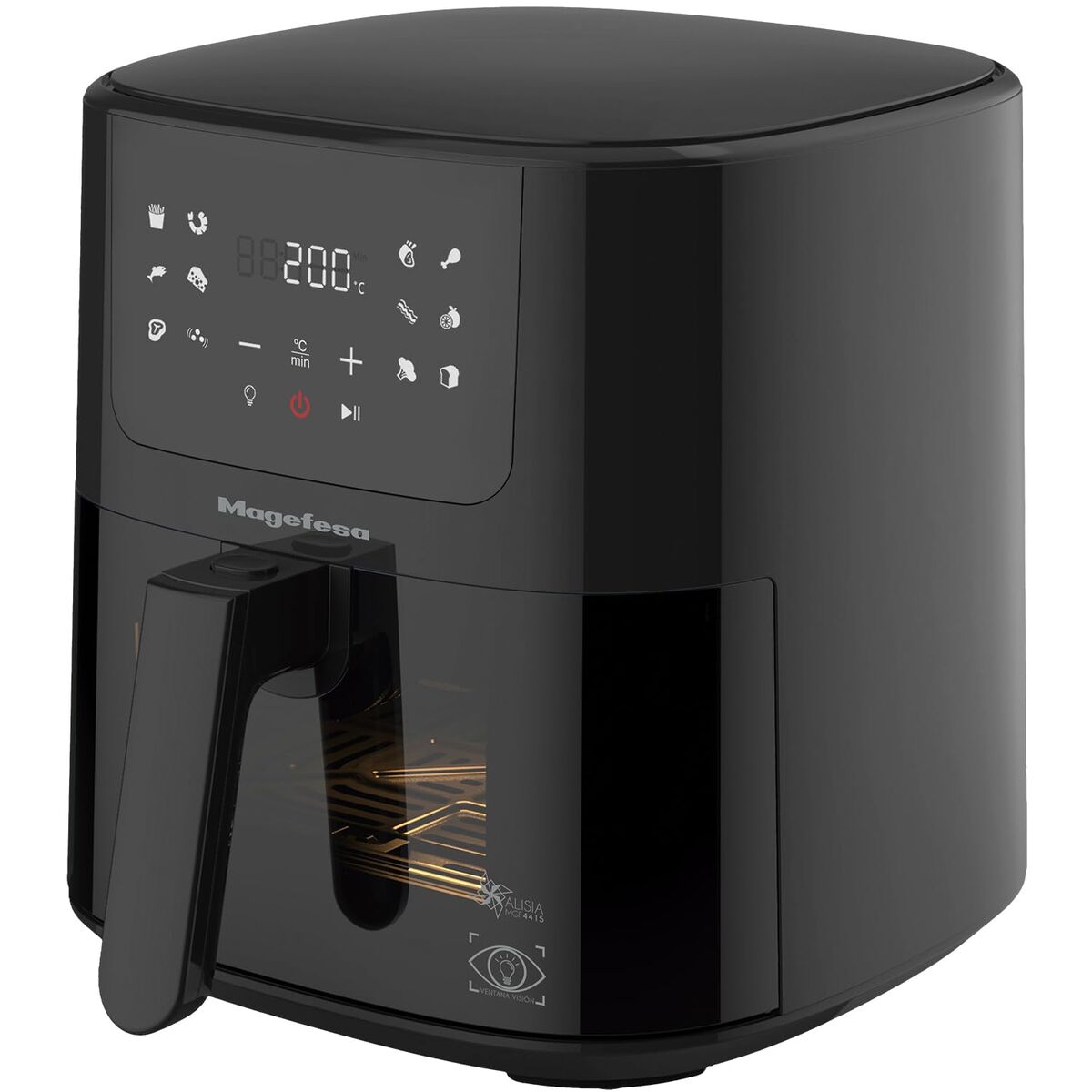 Luftfritös Magefesa Svart 1500 W 5 L finns hos Nordekko