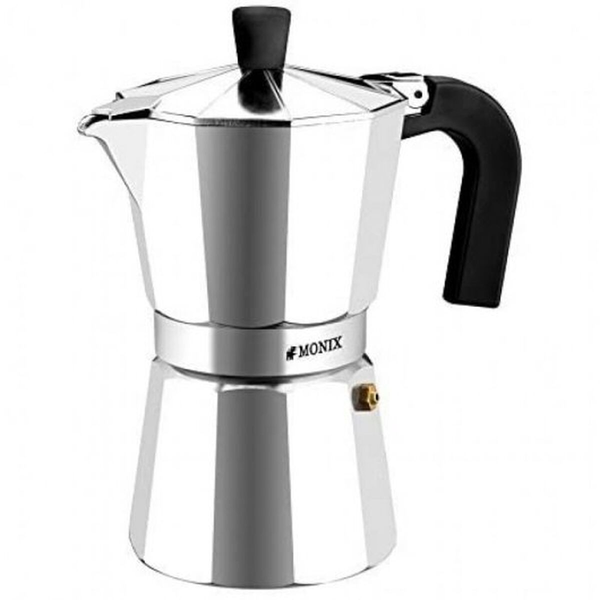 Italiensk Kaffepanna Monix Braisogona_M620006 Silvrig 6 Koppar finns hos Nordekko